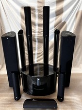 KEF HOME THEATRE KHT 5005 Speaker systems, 1 x Subwoofer, 5 speakers, 4 stands