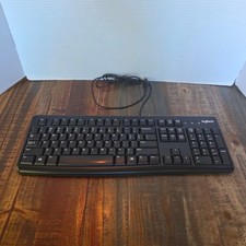 Logitech K120 Wired USB Keyboard Black Full S...