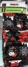 Peanuts Snoopy Kids Size Small 6 Yr Fleece Sleep Lounge Pants FREE SHIPPING