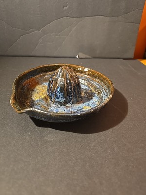 Homemade Pottery Juicer. No Markings