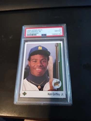 1989 Upper Deck # 1 Ken Griffey Jr. Seattle Mariners  PSA 8 Near Mint/Mint
