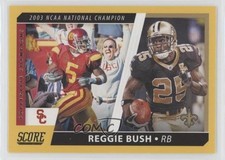 2021 Score Collegiate Champions Gold Reggie Bush #CC8 7m3