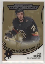 2020-21 Upper Deck Ultimate Collection Introductions Gold 47/49 Gage Quinney 4f5