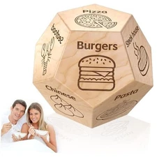 Food Dice Stocking Stuffers for Men Women Kids Adults Date Night Dice food set