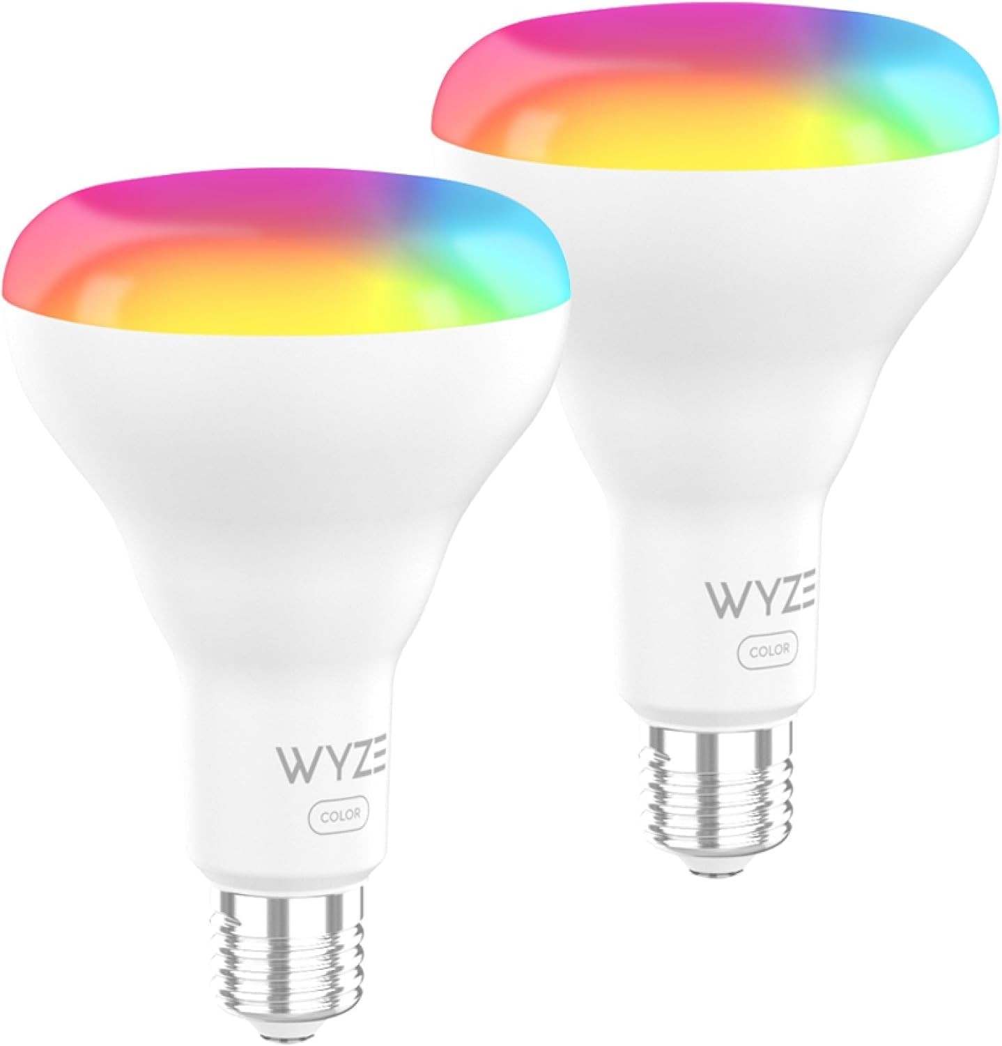 Wyze Lifestyle BR30 Wi-Fi Smart Bulb Color 950LM Alexa/Google 2 Pack, Br30