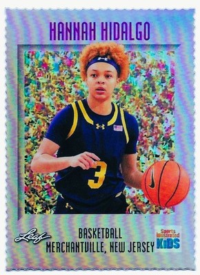 Hannah Hidalgo 2025 Leaf Sports Illustrated Kids SI-42 Silver Die Cut 141/172