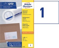 Avery Zweckform Universal-Etiketten 210 X 148 Mm Weiß A5 200 Etiketten