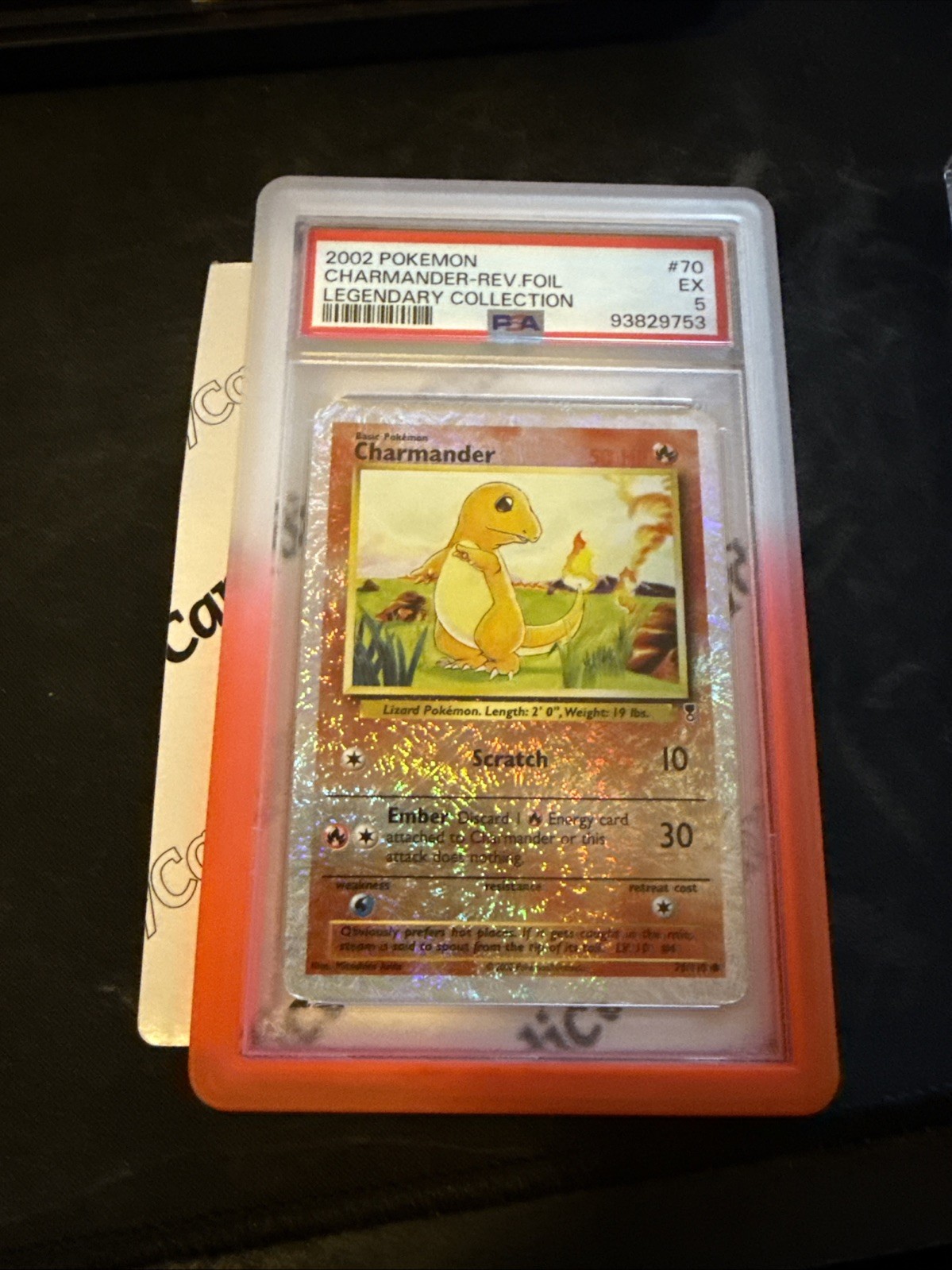 PSA 5 Charmander 70/110 Legendary Collection Reverse Holo Foil
