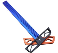 T Ruler Square Adjustable AngleScriber Woodworking Aluminum Alloy Marking Gauge