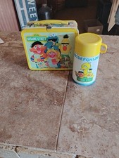 Aladdin 1979 Sesame Street Lunchbox with Thermos
