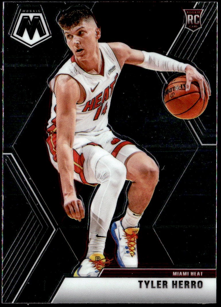 2019-20 Panini Mosaic #223 Tyler Herro Rookie E1