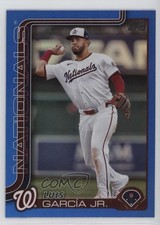 2025 Topps Series 1 Blue Rainbow 68/150 Luis Garcia Luis García Jr #9 0m5h