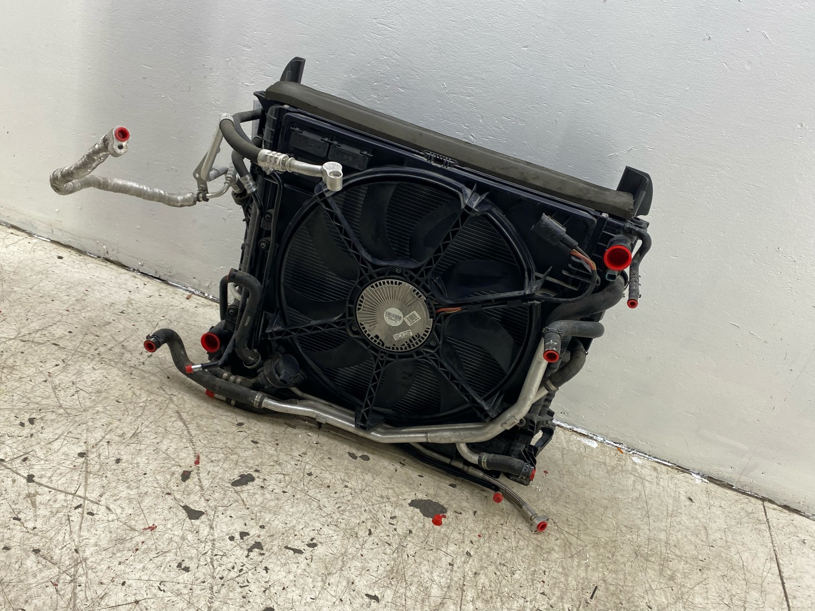 2010-2020 BENTLEY MULSANNE 6.8L ENGINE RADIATOR CONDENSOR FAN MOTOR SET *26K*