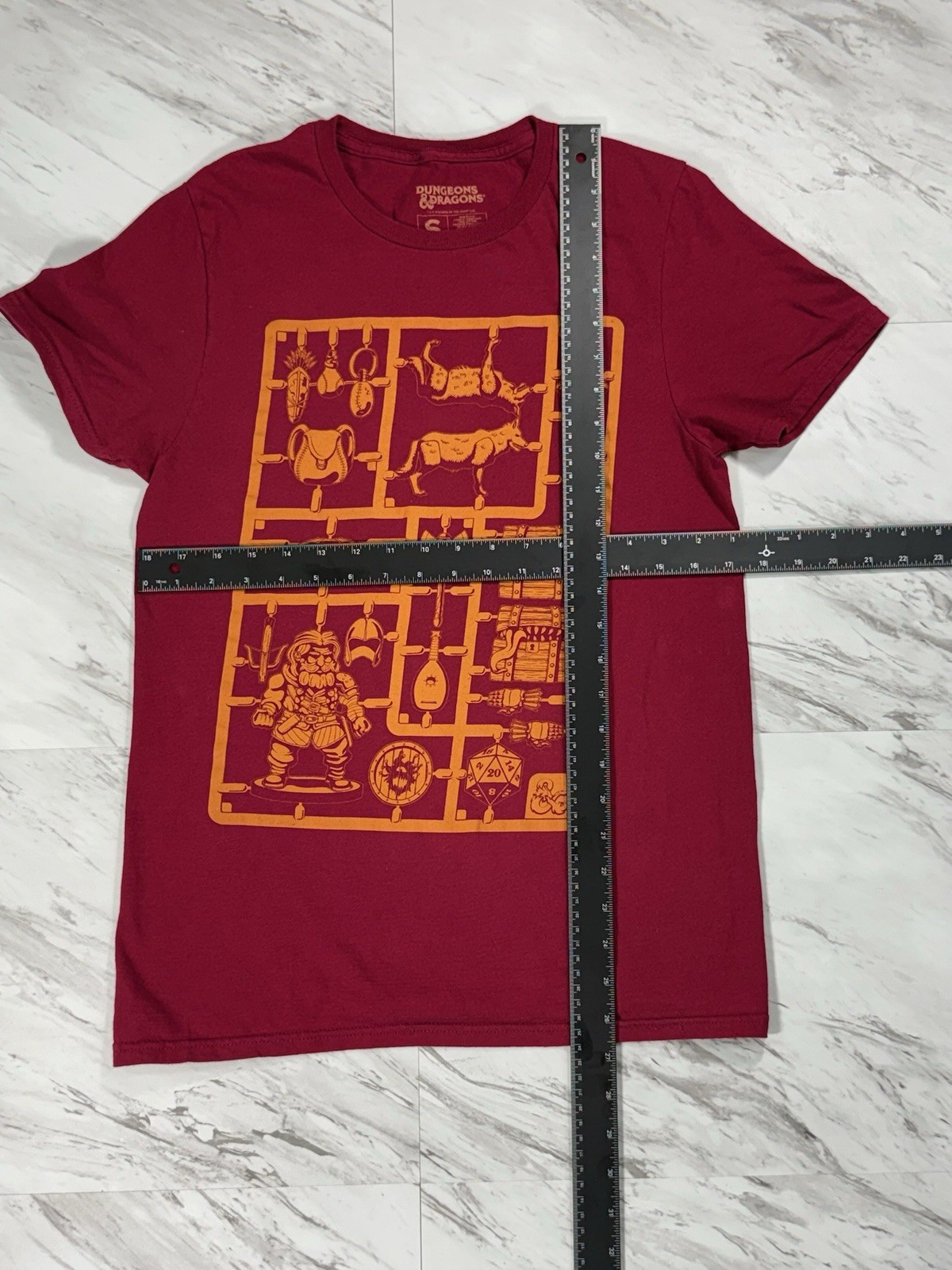 Dungeons & Dragons Loot Crate Exclusive Red T-Shirt Size Small #8 image 2