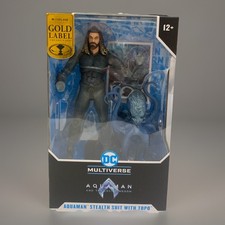 Modellino McFarlane Toys 7" DC Multiverse AQUAMAN STEALTH SUIT GOLD LABEL 