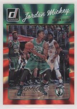 2016-17 Panini Donruss Red Holo Laser /99 Jordan Mickey #24 a3q