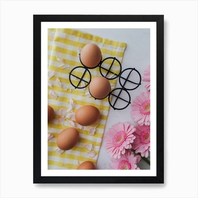 Easter Eggs 563 Art Print Framed Wall Art Poster Canvas Print Picture