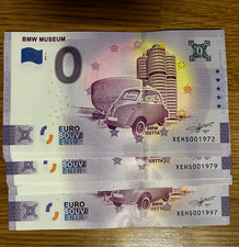 2021-2 BMW Museum 0 &euro; Null Euro Schein Souvenirschein Geburtsjahr 1972 - 1997