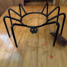 Amish Handcrafted Metal 9โ Mini Spider / Plant Or Bowl / Made In USA / Halloween
