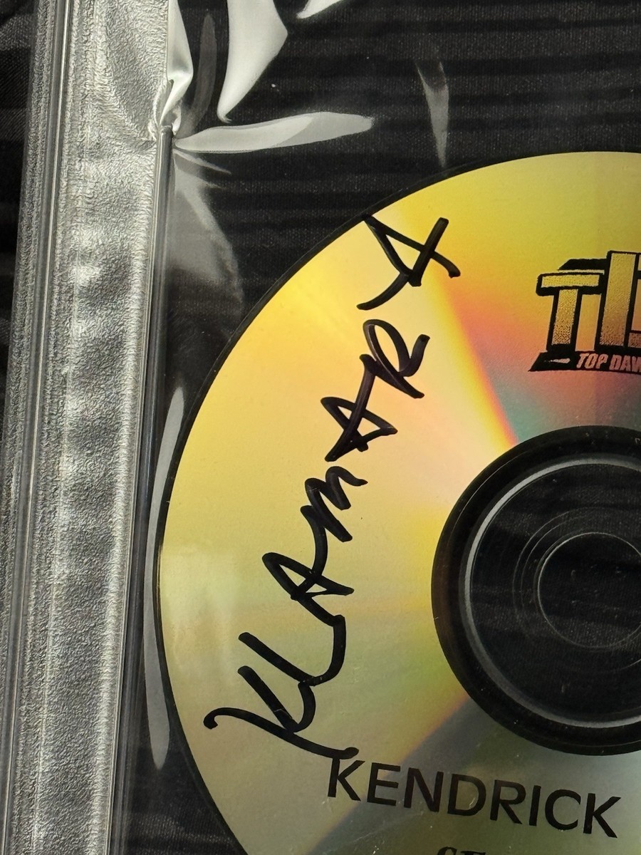 Kendrick Lamar Signed Autographed Section 80 Cd Psa/Dna Slabbed
