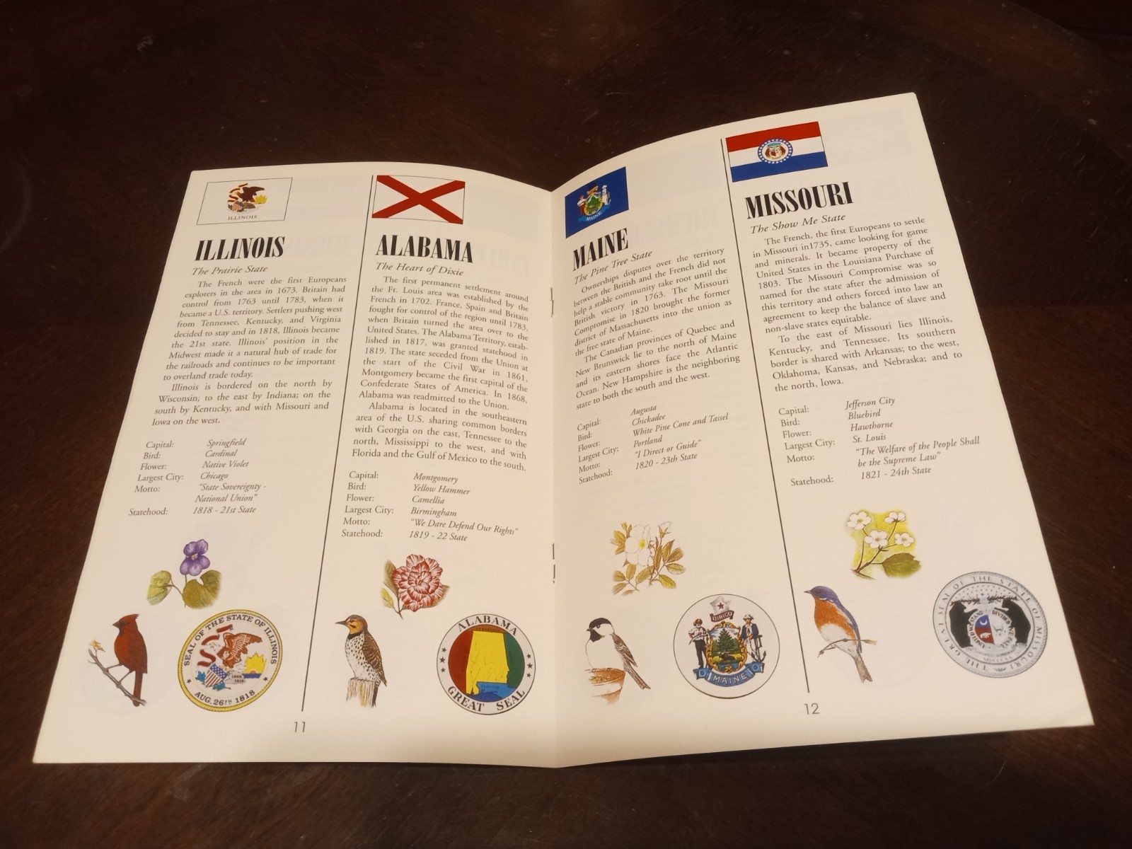 50 State Quarters W/Territories colorized, Set of 56 /album w/Booklet on states