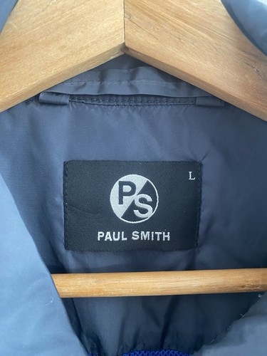 PS Paul Smith Hombre Chaqueta Grande Gris Ligero Forrado Abrigo - Imagen 14 de 17