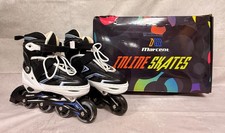 Kid's Marcent Adjustable Inline Skates w/Light-Up Wheels, Medium 1-4 Unused