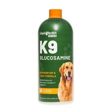LIQUIDHEALTH Pets K9 Liquid Glucosamine for Dogs, Puppies, Senior Canines wit...