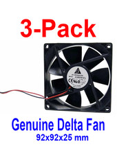 Ultra-Quiet 92mm 12V 2-Pin Cooling Fan Low Airflow, Noise-Sensitive Application