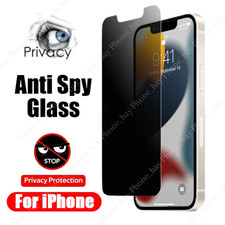 Privacy Screen Protector Tempered Glass Lot For iPhone17 16 15 14 13 12 Pro Max