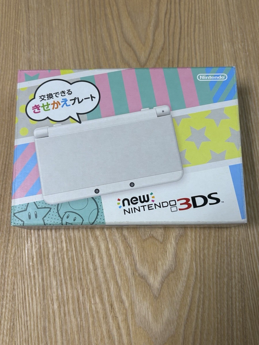 Nintendo New 3DS White Console Boxed Matching Serial Japan Tested