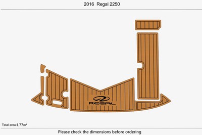 2016 Regal 2250 Marine teak deck EVA Foam Boat flooring