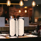 WeChef 5 Pack Menu Covers 4.25"x11" 4 View Angled Corners Wine List Restaurant — photo 7