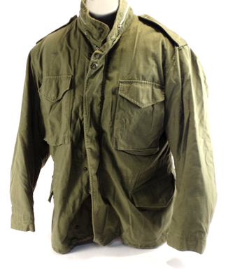 1967 US Army M-65 SATEEN OG-107 Field Coat w/Liner DSA100-67-C