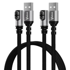 4 FT-2 Pack USB A to Shokz Charging Cable, Braided Magnetic Charger Cord...