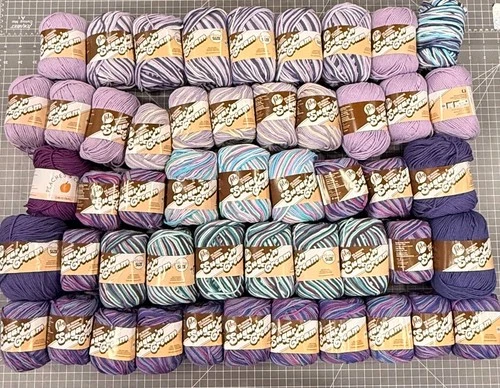 NEW Lot of 50 Lily Sugar N' Cream and P&C Cotton Mega Destash Lot - product listing photo