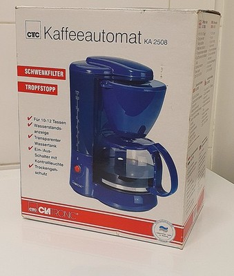 Kaffeemaschine CIATRONIC Kaffeeautomat KA 2508 Dunkelblau NEU OVP 800 Watt.