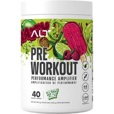 ALT Pre Workout 40 Servings Razzy Lime Performance Amplifier Natural 440g NEW