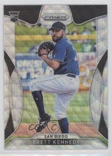 2019 Panini Prizm Tier III Blue Wave Prizm 55/60 Brett Kennedy #215 c2a