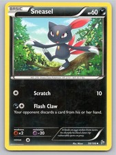 2014 POKEMON FLASHFIRE SNEASEL 50/106 UC NM A103254 FREE S&H