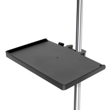 Mic Stand Tray Adjustable Clamp-On Microphone Stand With Phone Holder - Heavy...