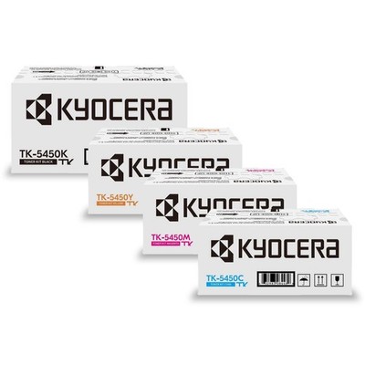 Kyocera Original TK-5450 Toner - 4er Multipack cyan, magenta, gelb, schwarz