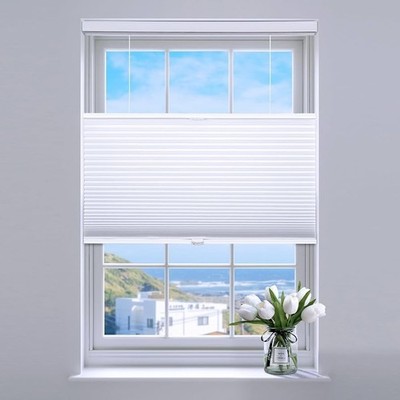 Top Down Bottom Up Cellular Shade White 33x64 in MPN QH66785
