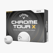 Callaway 2026 Chrome Tour X Golf Balls White Premium Tour Golf Ball