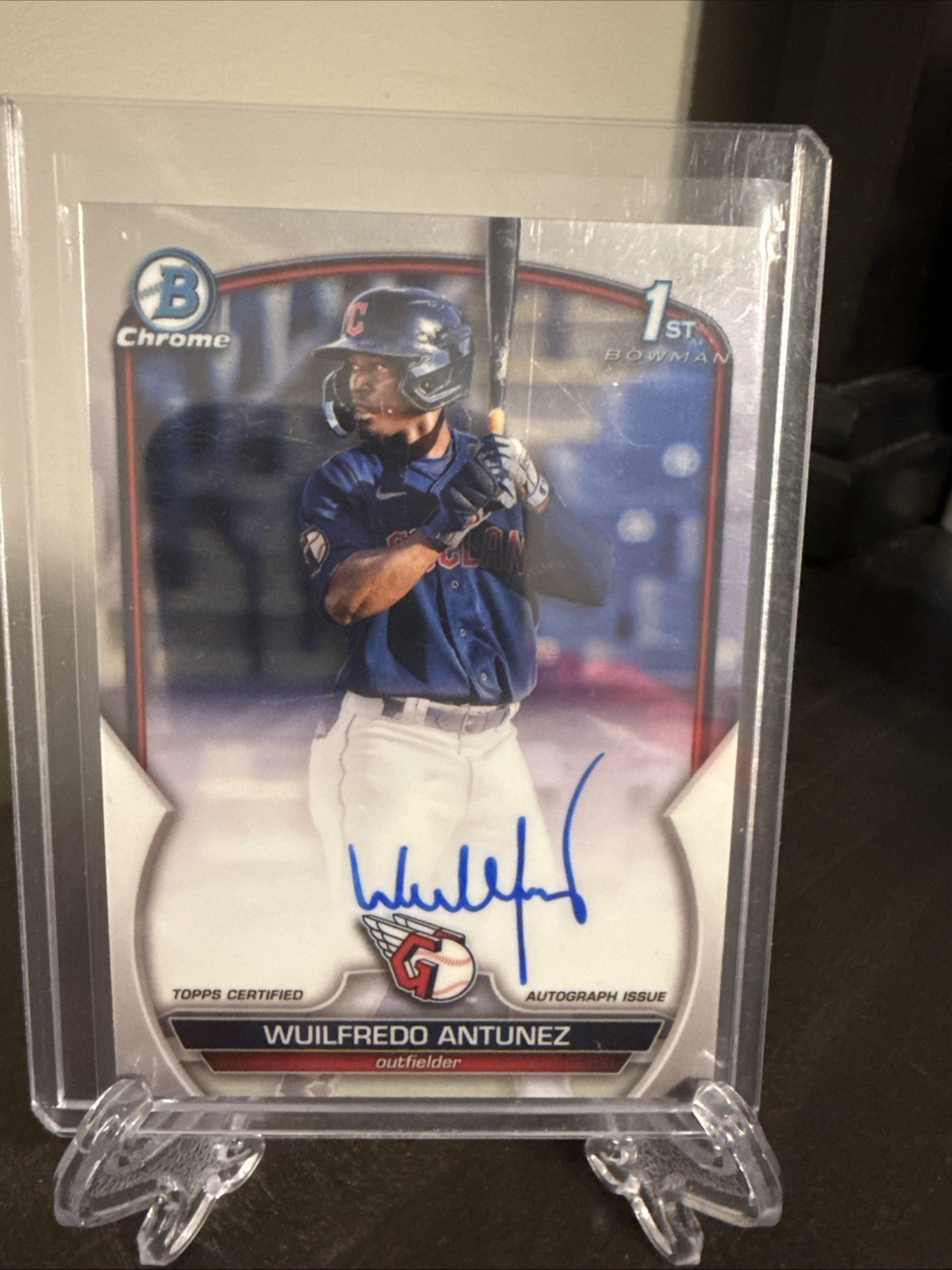 2023 Bowman Chrome - Prospect Autographs Wuilfredo Antunez #CPA-WAN (AU, RC)