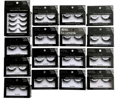 19 Pairs Ardell Faux Mink 811 False Eyelashes Reusable