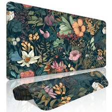 40 90cm Extra Large Durable Gaming Mouse Pad with Beautiful Landscape Flower Des