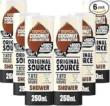 Original Source Coconut & Shea Butter Shower Gel, 6x250ml 5.77 per litre