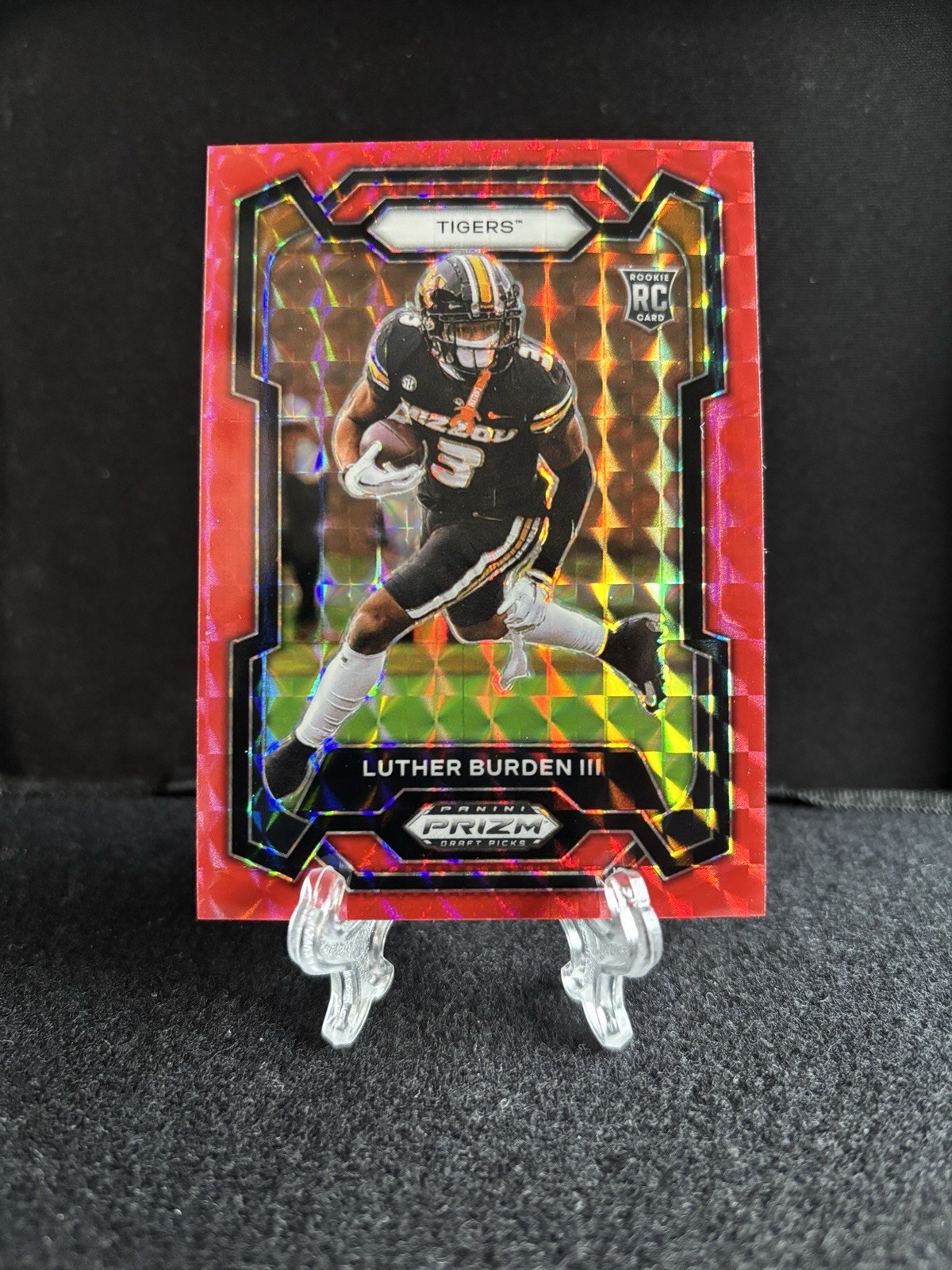 Luther Burden III 2024 Prizm Draft Picks #198 Rookie Red Finite Prizm #43/125 SP