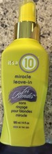 It's A 10 Miracle Leave-In For Blondes 4 Oz Packaging May Vary